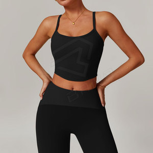 Ensemble de yoga sans couture de haute qualité pour femmes ensemble de yoga en polyester Spandex vendu à chaud pour femmes - Product Image 4