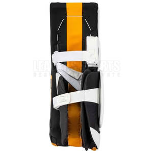 Jambières de Gardien de But de Hockey sur Glace Personnalisables en Cuir Couleur Conceptions OEM Taille sur Mesure - Product Image 4