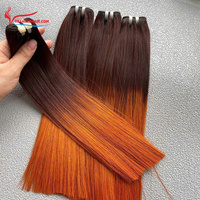 Meilleure vente en Afrique, Nigéria Perruque de cheveux péruviens droits ondulés Perruques Lace Front de cheveux humains à partir de cheveux vietnamiens bruts