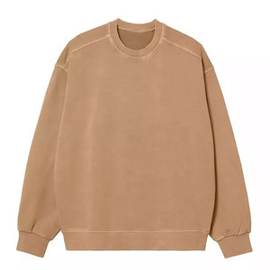 Sweatshirts 100% Cotton Customized Color Unisex Breathable Winter Solid Polyester/Cotton Hooded <b>Fleece</b> Pullover Custom Logo - Product Image 1