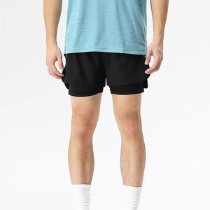 Forro de diseñador de doble capa corto en blanco personalizado, estampado por sublimación informal, estilo ecológico, color sólido con logotipo personalizado - Product Image 2