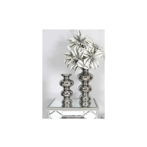 Silver Plated Metal Flower <b>Vase</b> wedding decoration centerpiece Center Table Decoration Room Decoration Floor <b>Vase</b> available - Product Image 6