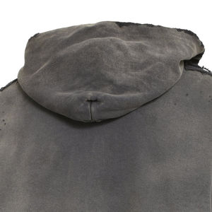 Venta caliente de encargo bajo MOQ Sudadera con capucha desgastada de calidad superior aspecto elegante ropa de calle Sudadera con capucha desgastada - Product Image 5