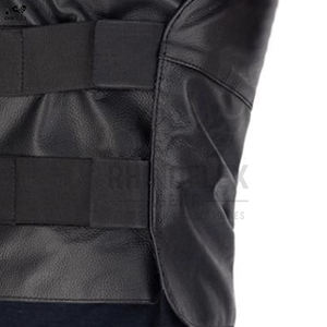 Buena calidad 100% cuero hecho nuevo diseño transpirable Chaleco de cuero de moda precio razonable hombres ropa Chaleco de cuero - Product Image 2