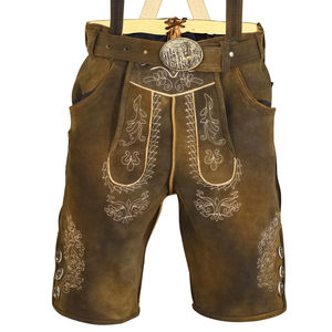 Lederhosen bavarois-Oktoberfest Lederhosen-Short allemand Lederhosen-Trachten pour hommes Service OEM Logo personnalisé - Product Image 1