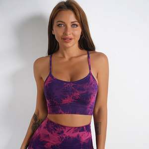 Prix populaire de conception couleur personnalisée qualité supérieure bon matériel personnalisé prix bon marché pour les femmes ensemble de yoga - Product Image 3