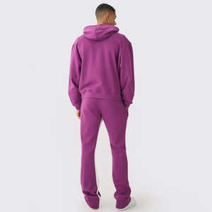 <b>Men's</b> Eco-Friendly Solid Color Tracksuit <b>Sets</b> Plus Size Lightweight Wholesale Best Quality <b>Men</b> Breathable Tracksuit - Product Image 2