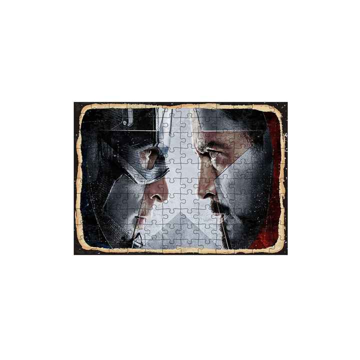 Wooden Mdf Puzzle Iron Man 120 Pieces 25*35 Cm