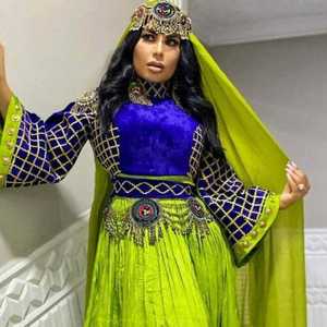 Vestido afgano de seda Banjara Kuchi de alta calidad 100% en varios tamaños Diseños de colores Hecho en Pakistán por WS INTERNATIONAL - Product Image 2