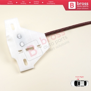 Kit de réparation de lève-vitre monorail BWR5175, porte droite, pour Master MK2, Mascott, Movano A, Daily 3, 4, Interstar, X70 - Product Image 6