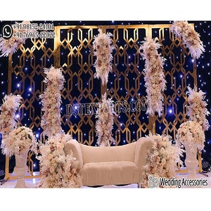 Paneles Decorativos para Fondo de Boda, Decoración Elegante para Escenario de Boda, Paneles Cortados con Láser, Tema Occidental, Marco para Escenario de Boda Asiática, Reino Unido - Product Image 1