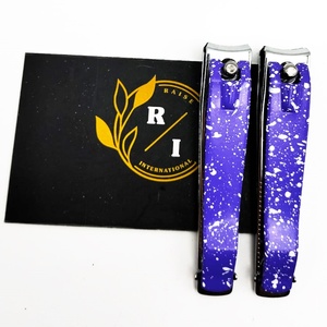 Thân Thiện Với Môi Dual-Kết thúc Cắt Móng Tay Thiết Lập 2Pcs New Thép Không Gỉ Thuận Tiện Da Cắt Chăm Sóc Cho Ngón Tay Ngón Chân Da Chết Trường Hợp - Product Image 3