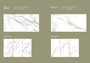 Carreaux de porcelaine émaillée numérique moderne de haute qualité 600x1200mm carrelage d'accent anti-dérapant salon chambre intérieurs écoles - Product Image 3