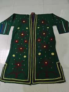 Chaqueta Larga Banjara Adornada con Monedas Afganas, Chaqueta de Invierno Bordada a Mano con Mangas Largas para Mujer, Cuello Mandarín, Estilo Elegante - Product Image 6