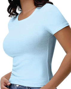 T-shirts pour hommes Tenue pour femmes T-shirts brodés en tricot épais à manches courtes et coupe ample et décontractée pour les journées décontractées - Product Image 4