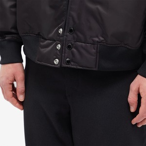 แจ็คเก็ตหนังวินเทจสไตล์วาร์ซิตี้แบบปรับแต่งได้ เป็นมิตรกับสิ่งแวดล้อม สำหรับผู้ชาย คอตั้ง สไตล์นักเรียน นักศึกษา ชุดเบสบอล - Product Image 5