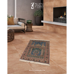 Tapis de prière Zynah Rugs Modern Whispers en viscose et acrylique, tufté, fabriqué à la machine, lavable, 2,3x3,6 (environ) m, tapis de prière musulman - Product Image 3