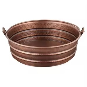 Modern <b>Copper</b> Kitchen Sink With Sleek Shine Durable Handmade And Ideal For Contemporary Designer Spaces - Product Image 4
