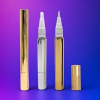 Tube de brillant à lèvres vide personnalisé avec logo, 4 ml, 5 ml, avec applicateur brosse, pour emballage cosmétique d'huile ou baume à lèvres – Vente en gros