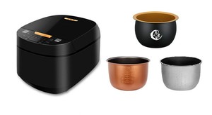 Multicuiseur électrique 5L Smart Cooking avec écran tactile Mini cuiseur à riz en acier inoxydable Cuiseur à vapeur à faible teneur en sucre - Product Image 2