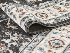 Alfombra Turca de Lujo Hecha a Máquina Palmira 32x35 Azul D Gris Premium para Sala de Estar del Fabricante de Gaziantep - Product Image 2