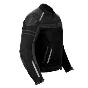 Men's Cordura Waterproof CE Armoured Textile Motorcycle Jackets Adventuring Windproof Black Motorbike Jacket For Men - Product Image 2