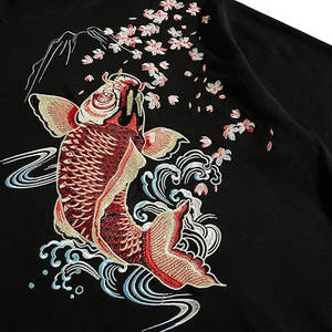 Sweats à capuche brodés de mode en gros, de haute qualité, coupe classique pour hommes avec broderie de logo personnalisée, teinture unie, hiver - Product Image 6