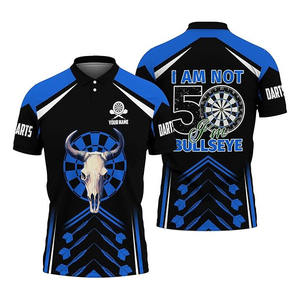 New Style Short Sleeve Quick Dry Men's <b>Dart</b> Jersey Custom Sublimated Training T Shirt Polo <b>Dart</b> Shirts - Product Image 4