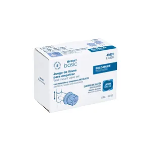 Juego básico de llaves empotradas soldables con asa de metal Caja de 4 unidades Juegos de herrajes para Baño - Product Image 4