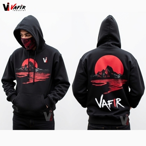 Sudadera con Capucha VAFIR de Invierno, Estilo Vintage, Talla Grande, de Forro Polar, Unisex, Colores y Logotipo Personalizables, Secado Rápido y Transpirable - Product Image 3