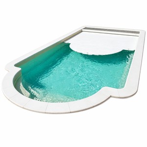 Sistema de Cubierta Automática para Piscina Water Crown, Enrollable, Resistente a los Rayos UV, para Piscinas Enterradas y Elevadas, Residenciales y de Villas, Venta al Por Mayor - Product Image 1