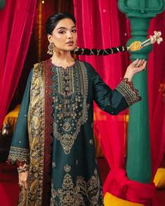 Salwar Kameez en soie élégante traditionnelle afghane pour femmes, vêtement traditionnel afghan ethnique à vendre 545 - Product Image 4