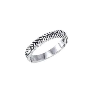 Stuller 14KY Geometric Braided Stackable <b>Statement</b> <b>Ring</b> 18K Rose Gold with Platinum 50939:102P Everyday Wear - Product Image 1