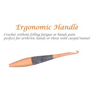 Lot de crochets à crochet de qualité supérieure 3,5 mm-25 mm, grandes aiguilles à tricoter en bois sculptées à la main, outil artisanal pour fil, logo personnalisé disponible - Product Image 6