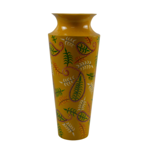 Jarrones de Metal de Primera Calidad Hechos a Mano de Estilo Vintage con Diseño Floral Pintado para un Diseño Exclusivo - Product Image 3