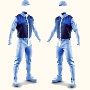 ชุดเบสบอลสั่งทำคุณภาพสูง เสื้อเบสบอลขายดี ชุดทีมเบสบอล - Product Image 6