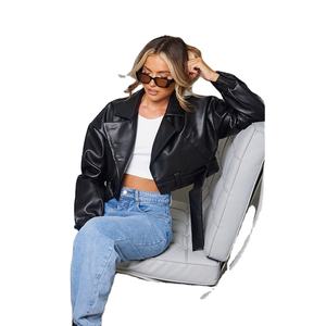 Chaquetas de Motocicleta Cortas de Invierno Tejidas y Cómodas para Mujer, Envío Rápido - Product Image 1