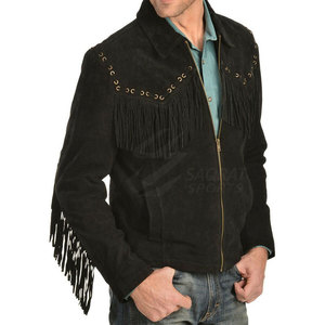 OEM Services High Quality 2025 Custom Logo <b>Men</b> Western <b>Jacket</b> New Design <b>Men</b> Western Winter <b>Jacket</b> - Product Image 1