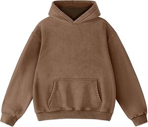 Sudaderas con capucha informales de invierno para hombre Color sólido Regular Fit 100% algodón Ecológico Transpirable - Product Image 6