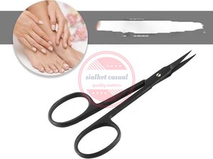 Tijeras profesionales para cutículas de uñas de acero inoxidable afiladas de alta calidad, tijeras profesionales para cutículas de manicura - Product Image 3
