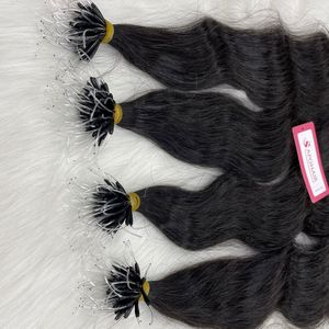 ผมต่อปลายพลาสติกนาโนปลายลอนธรรมชาติสีดำเวียดนามบริสุทธิ์เรมี่ธรรมชาติ - Product Image 4