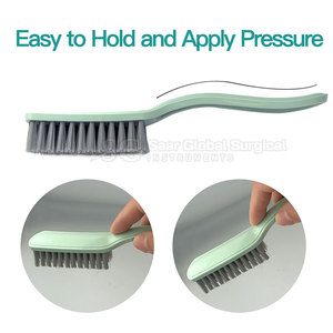 Brosse de nettoyage d'ongles classique de bonne qualité, poils en nylon, manche en plastique, design compact, poils flexibles, manipulation confortable - Product Image 4