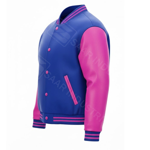 Veste universitaire réversible en laine de qualité supérieure unisexe, chauffante, respirante, avec fermeture à boutons sur le devant, veste d'hiver - Product Image 5