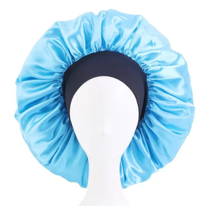 Gorro de pelo de banda ancha de precio barato, gorro de dormir cómodo de la mejor calidad, gorros de satén para mujer, transpirables - Product Image 5