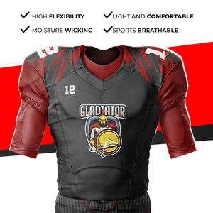 VENTA CALIENTE Personalizado Tackle Twill Mesh Juventud Fútbol Americano Práctica Jersey Sublimación Fútbol Americano Uniforme para Hombres - Product Image 4