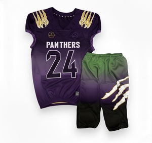Uniforme de Fútbol Americano Transpirable de Talla Grande, Suministro Directo de Fábrica en Pakistán, 100% Poliéster, Tallas Personalizables, Nuevo - Product Image 3