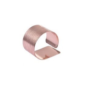 แหวนทองแดงทำมือทรงกลมสินค้าขายดีกำหนดขนาดได้เอง - Product Image 5