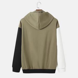 Sweat à capuche personnalisé pour hommes en coton polaire 340 400 450 500 GSM Pull zippé surdimensionné Streetwear OEM ODM Marque privée - Product Image 3