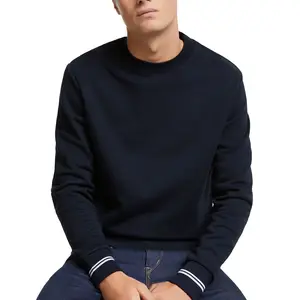 Nouveau design de sweatshirt en coton avec logo personnalisé pour hommes sweatshirts surdimensionnés personnalisés à col rond
