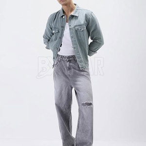 Chaqueta vaquera de invierno para hombre de calidad superior, ropa informal transpirable, chaqueta vaquera para hombre para adulto, novedad - Product Image 4